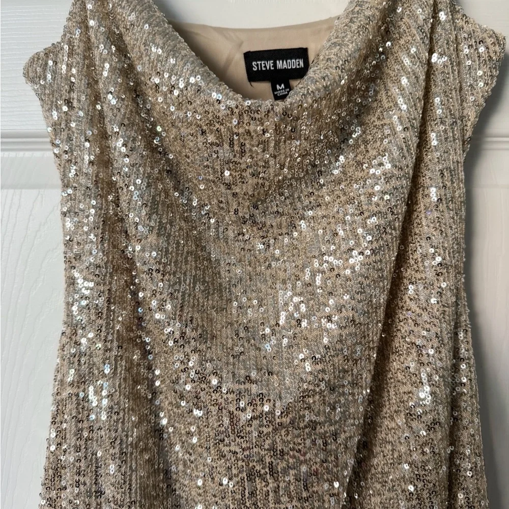 Steve Madden Sequin Slidress - Picture 3 of 5